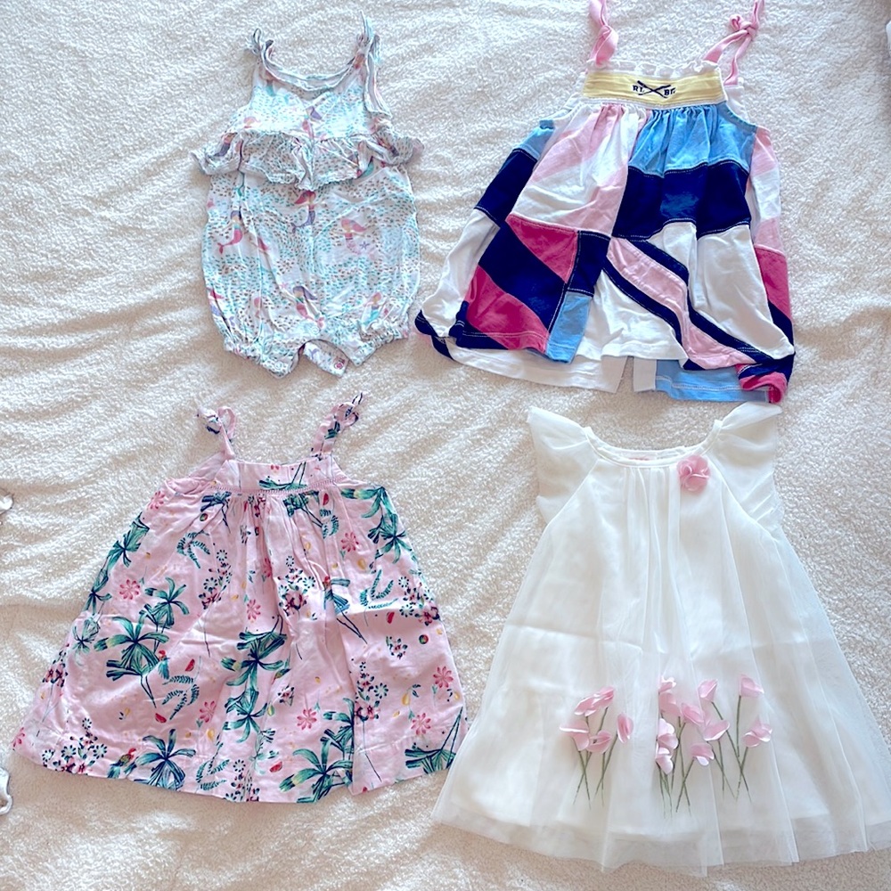Lot of 4 baby outfits